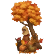 Autumn sticker