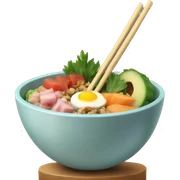 Poke bowl sticker