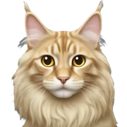 blonde maine coon sticker