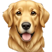 golden retriever sticker