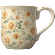 Vintage mug sticker