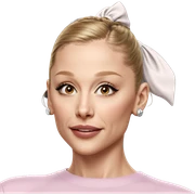 realistic portrait of a girl sticker