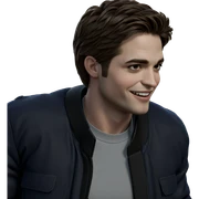 smiling boy in outdoor jacket sticker