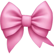 Pink bow sticker
