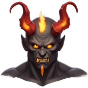 Demon sticker
