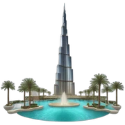 Dubai-Fountain-burj sticker