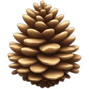 pine cone sticker