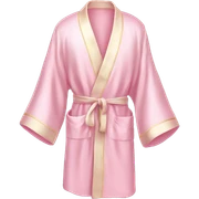 Light pink silk robe sticker