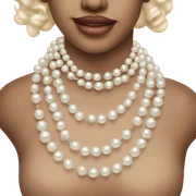 pearl necklace  sticker
