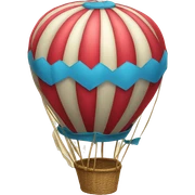 Hot air balloon  sticker