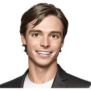 smiling boy in stylish jacket sticker