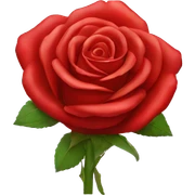Red rose sticker