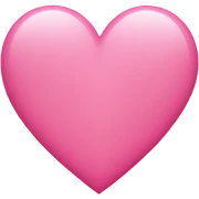 Pink heart sticker