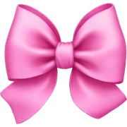pink bow sticker