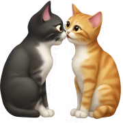 CAT kiss sticker