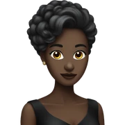 dark beauty in elegant dress sticker