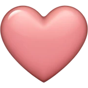 Rosy brown color heart sticker