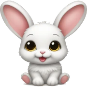 Baby bunny sticker