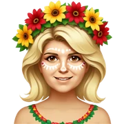 Flower-Crowned Dancer sticker