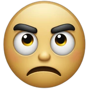 Angry emoji sticker