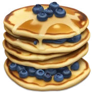 Blueberry pancakes  sticker
