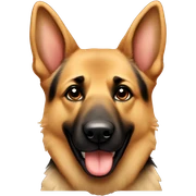 cute german shepherd sticker