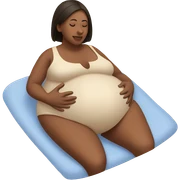 Pregnant massage  sticker