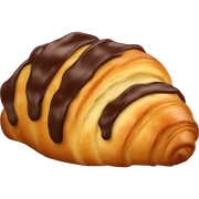 chocolate croissant sticker