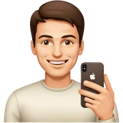 Make him a vlogger with an iPhone sticker
