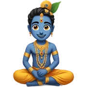 Krishna sticker