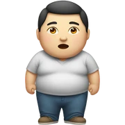 asian who is chubby sticker