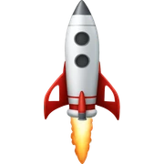 Rocket sticker