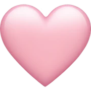 Light pink heart sticker