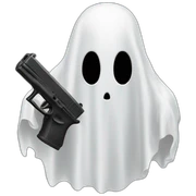 Ghost with glock sticker