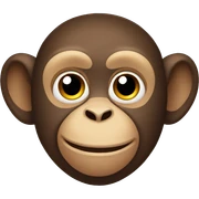 Monkey sticker