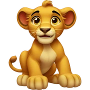 Simba sticker