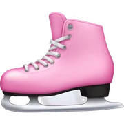 Pink ice skates  sticker