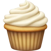 Vanilla cupcake soft sticker