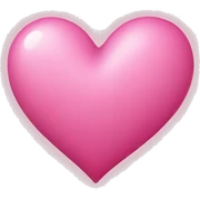 pink heart sticker