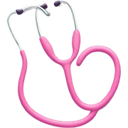 Pink stethoscope  sticker