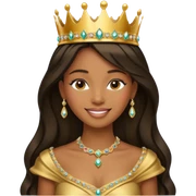 princesa negra sticker