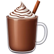 Hot chocolate sticker