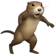 Nutria bailando sticker