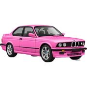 Pink bmw sticker