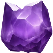 amethyst crystal sticker