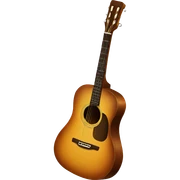 acoustic guitar sticker