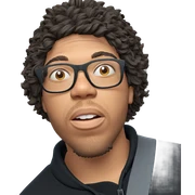 cool dude with glasses sticker