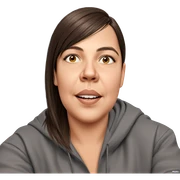 realistic portrait of girl sticker