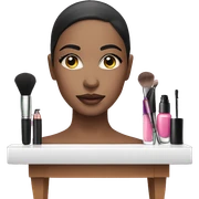 Makeup vanity sticker