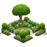 fancy garden sticker